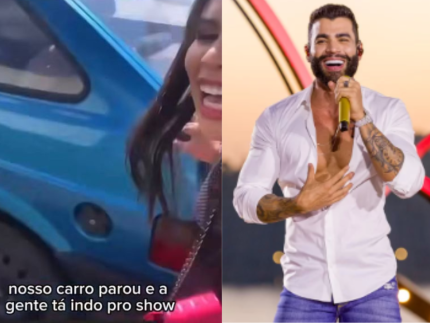 Fã mostra perrengue para chegar em show de GL e é surpreendida por comentário do cantor