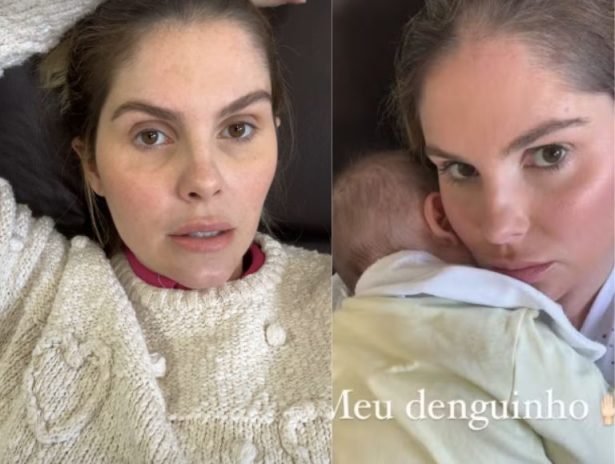 Filho de Bárbara Evans é transferido novamente para UTI: “Passou a noite mal”