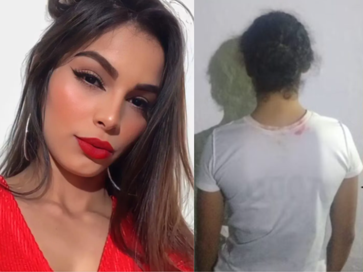 Isabelly Aparecida / Autora do crime (Reprodução/Montagem)