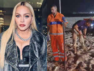 Operação em Copacabana para show de Madonna encontra facas, panelas e cocos enterrados