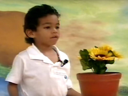 Luis Sales em participação do programa "Topa Tudo Por Dinheiro"no ano 2000 (Reprodução)