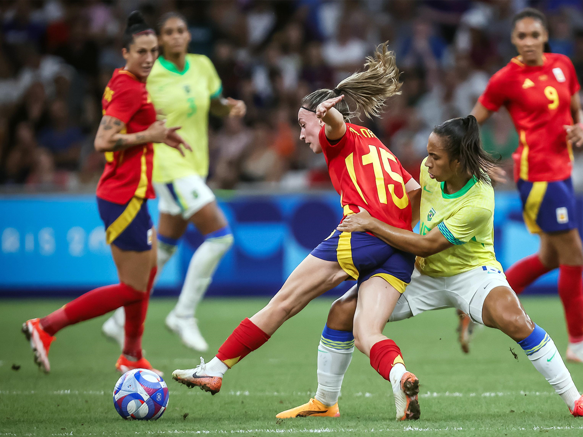 Time feminino do Brasil superou a Espanha com vitória por 4 a 2 e chegou a final olímpica depois de 16 anos (Gaspar Nobrega/COB)