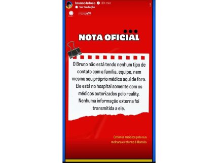 Nota (Reprodução Instagram)