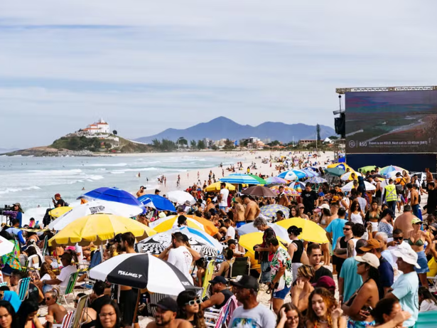 Impacto econômico do esporte: WSL em Saquarema quebra recorde de arrecadação