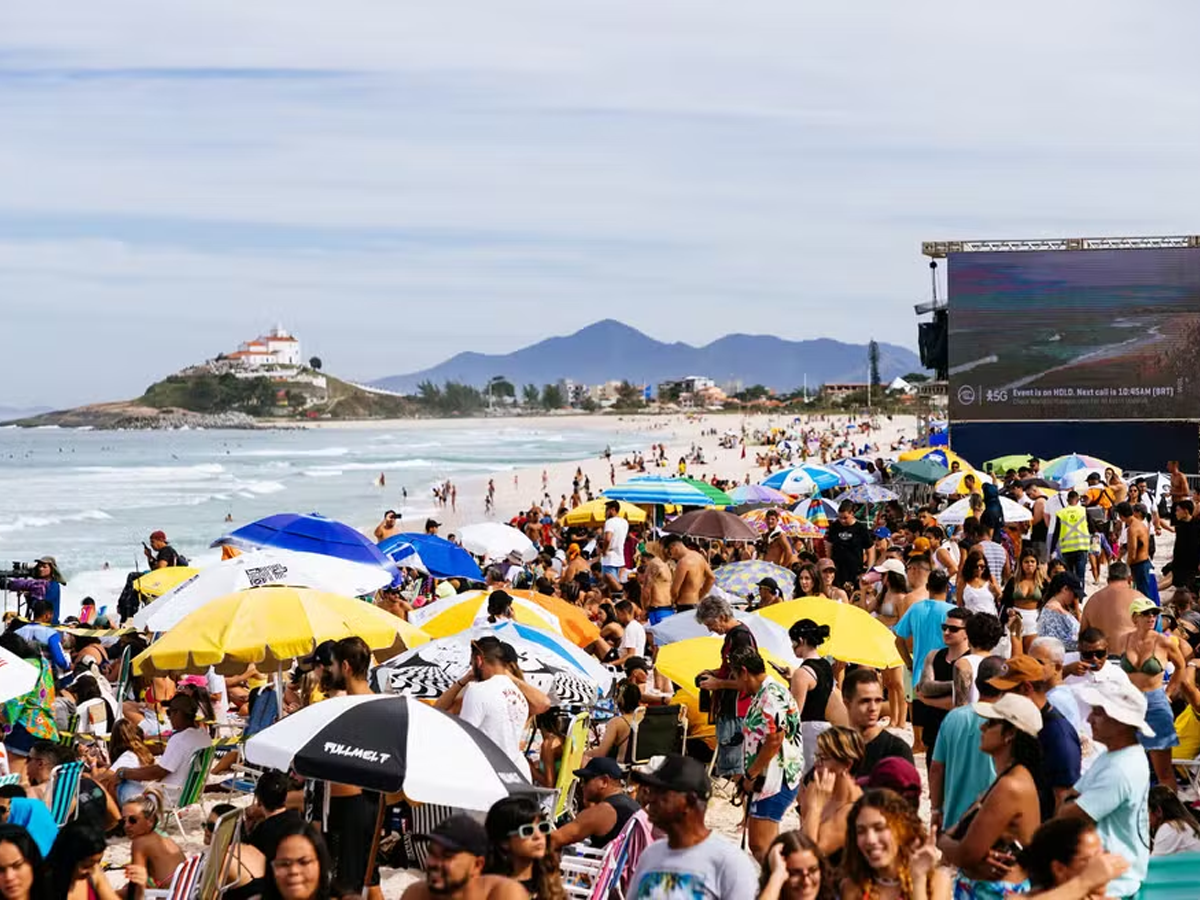 Saquarema recebe a oitava etapa do Circuito Mundial de Surf (Divulgação)