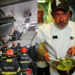 Bombeiros dizem que restaurante com menu assinado por Fogaça não explodiu; mezanino desabou