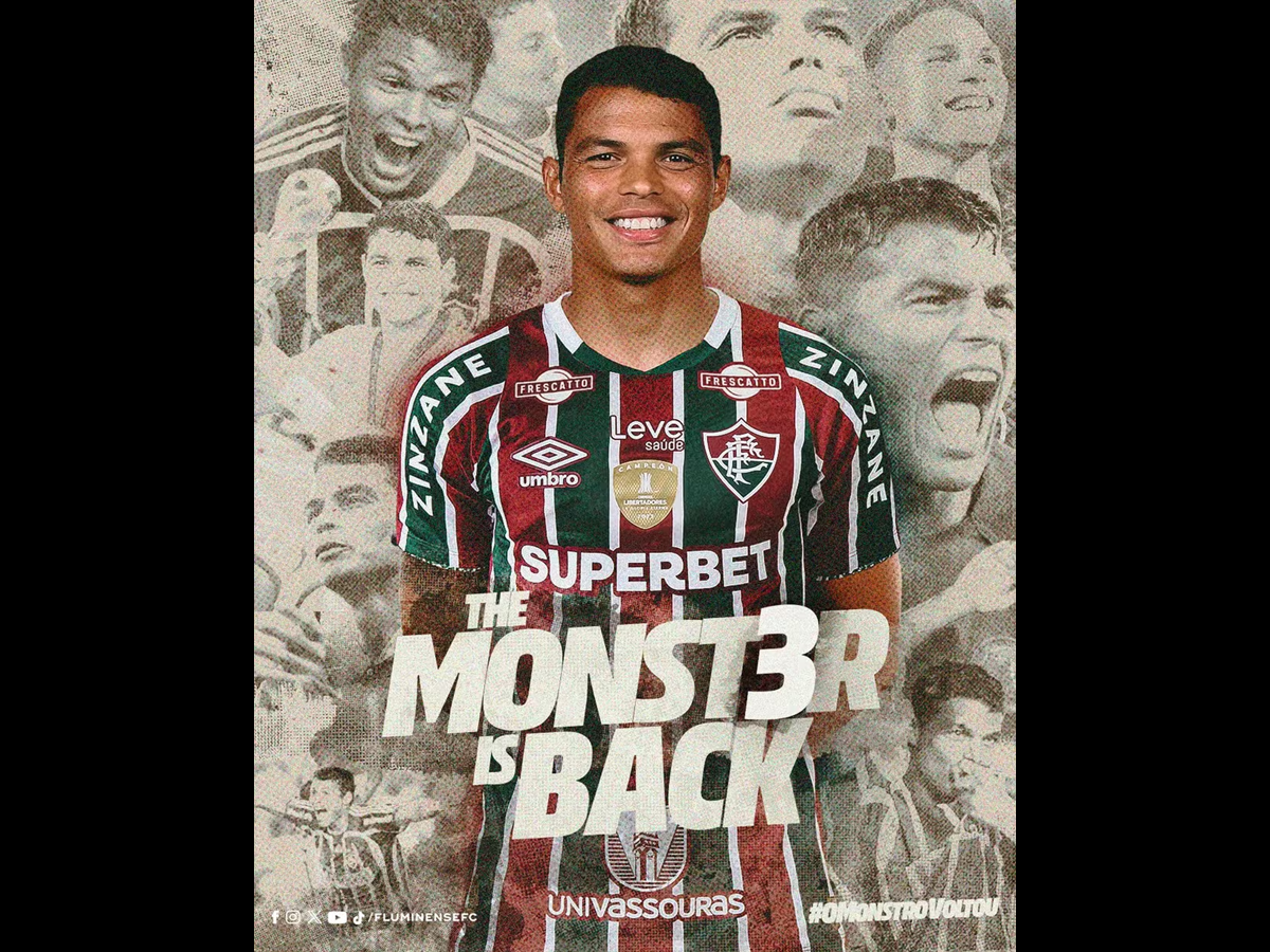 Thiago Silva acertou sua volta ao Fluminense. Foto: Reproduçaõ