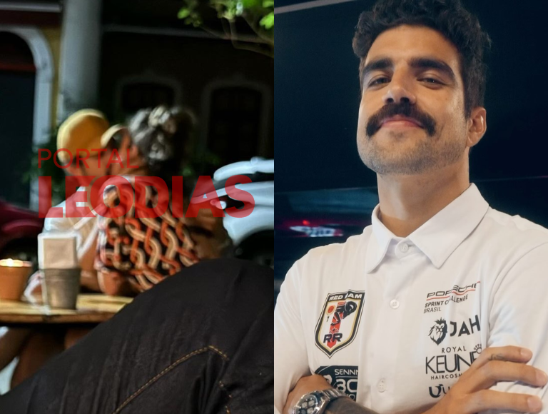 Caio Castro é flagrado aos beijos em restaurante no Rio (Foto: Reprodução)