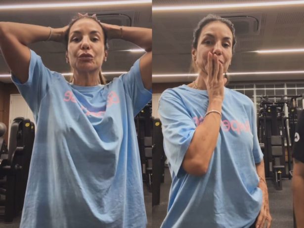 Ivete Sangalo celebra volta aos treinos após cirurgia no rosto: “Cara de titânio”