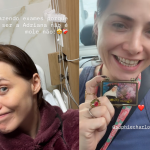 Letícia Colin passa por exames médicos e mostra presente de Sophie Charlotte