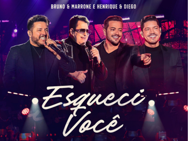 Bruno & Marrone e Henrique & Diego fazem releitura do sucesso “Esqueci Você”