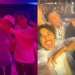 MC Livinho e Chris Brown se encontram após show do rapper