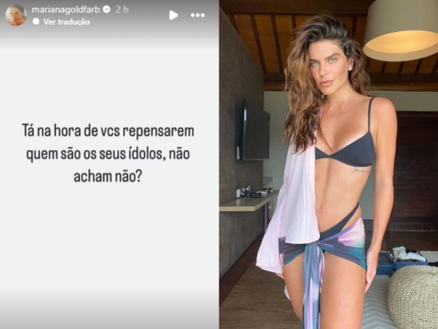 Mariana Goldfarb reflete sobre idolatria após escândalo com Neymar explodir