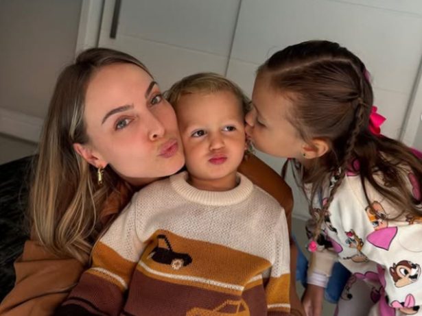 Após se pronunciar sobre separação de Cocielo, Tata Estaniecki posta foto com os filhos