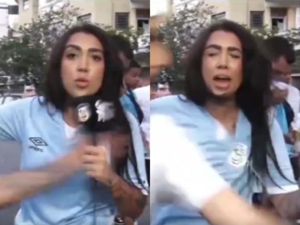 Repórter da CazéTV tem microfone arrancado da mão em transmissão ao vivo