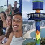 Pânico nas alturas: turistas ficam presos por 2 horas em torre de 59 metros em SC