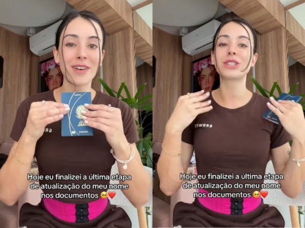 Bella Longuinho muda nome no visto dos EUA, mas documento segue com sexo masculino