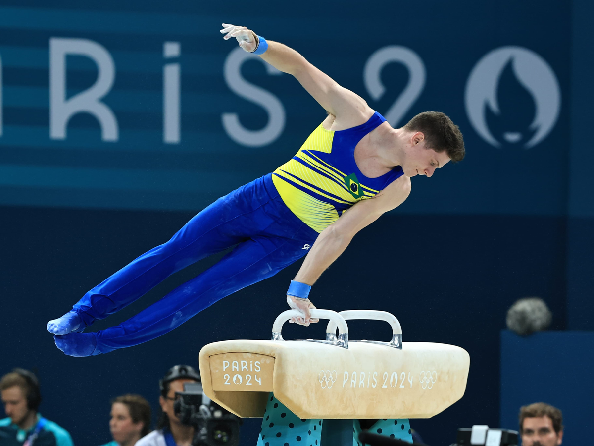 Diogo Soares terminou em 23º no individual geral na final da ginástica artística (Ricardo Bufolini/CBG) 