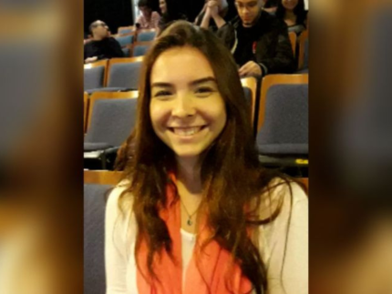 Estudante de medicina Alice Dudy Muller Veiga, conhecida como "a golpista da USP", condenada por desviar quase R$ 1 milhão da turma, que seria destinado para a festa de formatura
