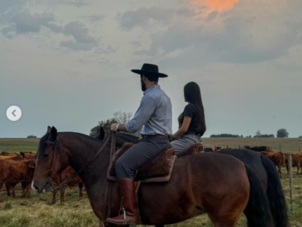 Isabelle Nogueira se declara para Matteus após dias em Alegrete: “Já estou com saudade”