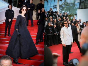 Enzo Celulari e Isabelle Drummond estiveram presentes na estreia do filme "Megalopolis" no festival de Cannes. Foto: Divulgação