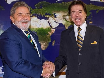 Lula e Silvio Santos (Reprodução)