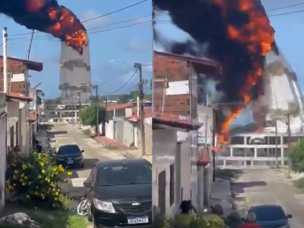 Incêndio destrói estátua de Nossa Senhora de Fátima; cabeça permanece intacta