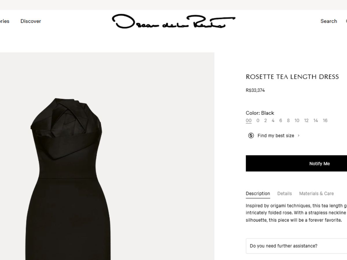 Reprodução Oscar de la Renta Reprodução Oscar de la Renta