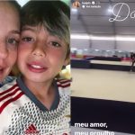 Piovani comemora que filho voltou a andar de skate depois de ir para casa de Scooby