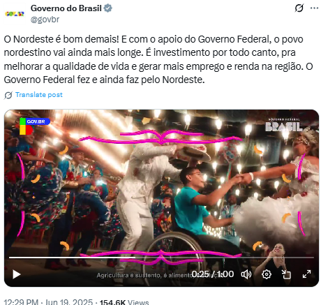 Reprodução: X