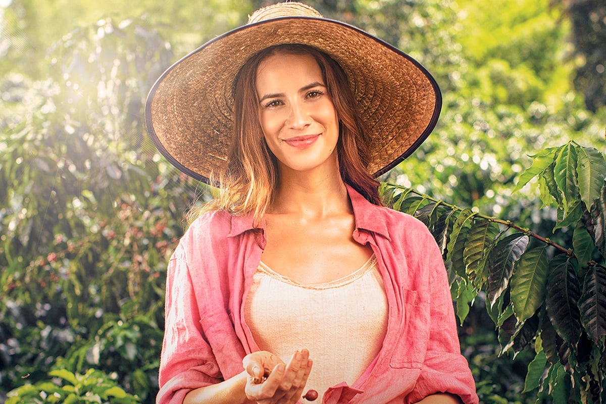 Atriz colombiana Laura Londoño vive Gaivota no remake de "Café com Aroma de Mulher" / Telemundo / RCN / Band