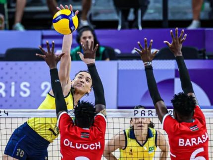 Brasil vence Quênia na estreia do vôlei feminino nas Olimpíadas