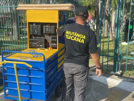 Militantes em convenção do PSDB, em São Paulo (Reprodução)