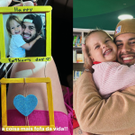 Zé Felipe se derrete com homenagem da filha mais nova, Maria Flor, de Dia dos Pais