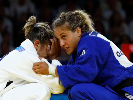 Judoca Larissa Pimenta conta o que a adversária italiana lhe falou após a luta