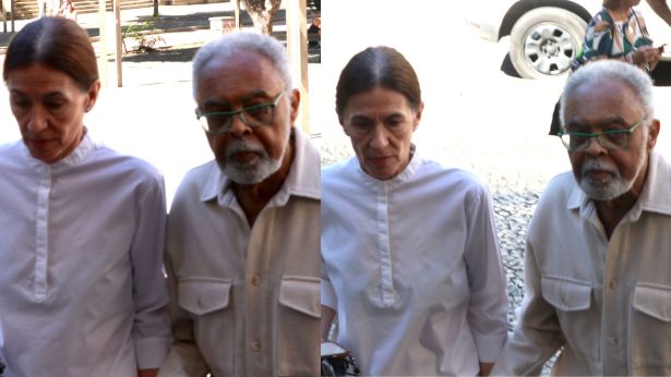 Flora e Gilberto Gil prestam homenagem a Nana Caymmi em cerimônia de despedida