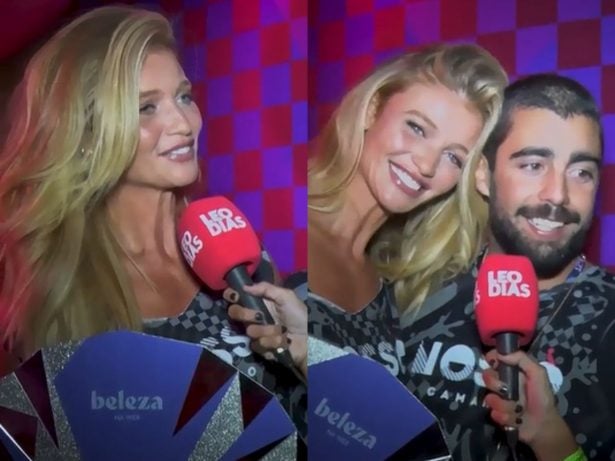 Loira, Cíntia Dicker curte Carnaval e Pedro Scooby elogia: “Reapaixonei”