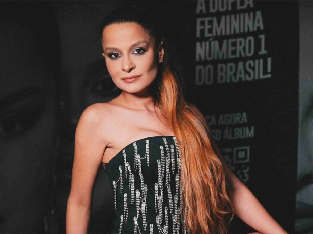 Maiara interrompe show e responde fã que a chamou de “calango seco”