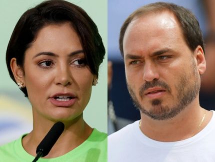 Após reclamação de Carlos, Michelle Bolsonaro fala de “inveja” na foto de Nikolas