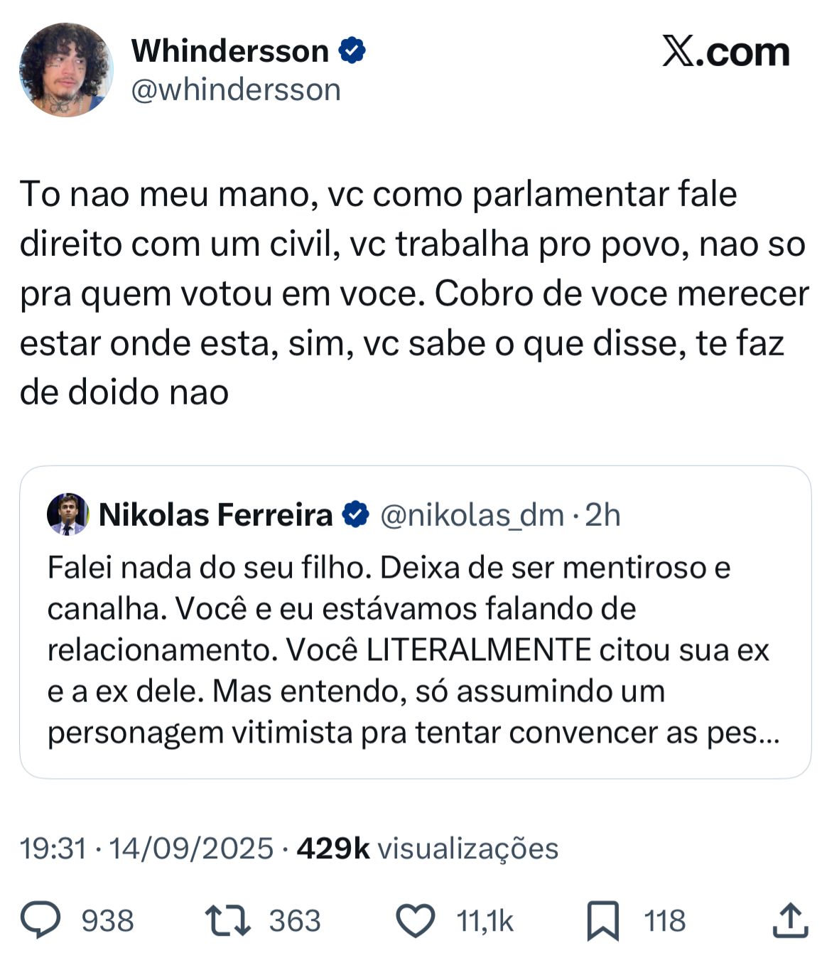 Reprodução/X