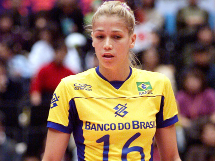 Erika Coimbra, atleta do vôlei feminino (Reprodução)