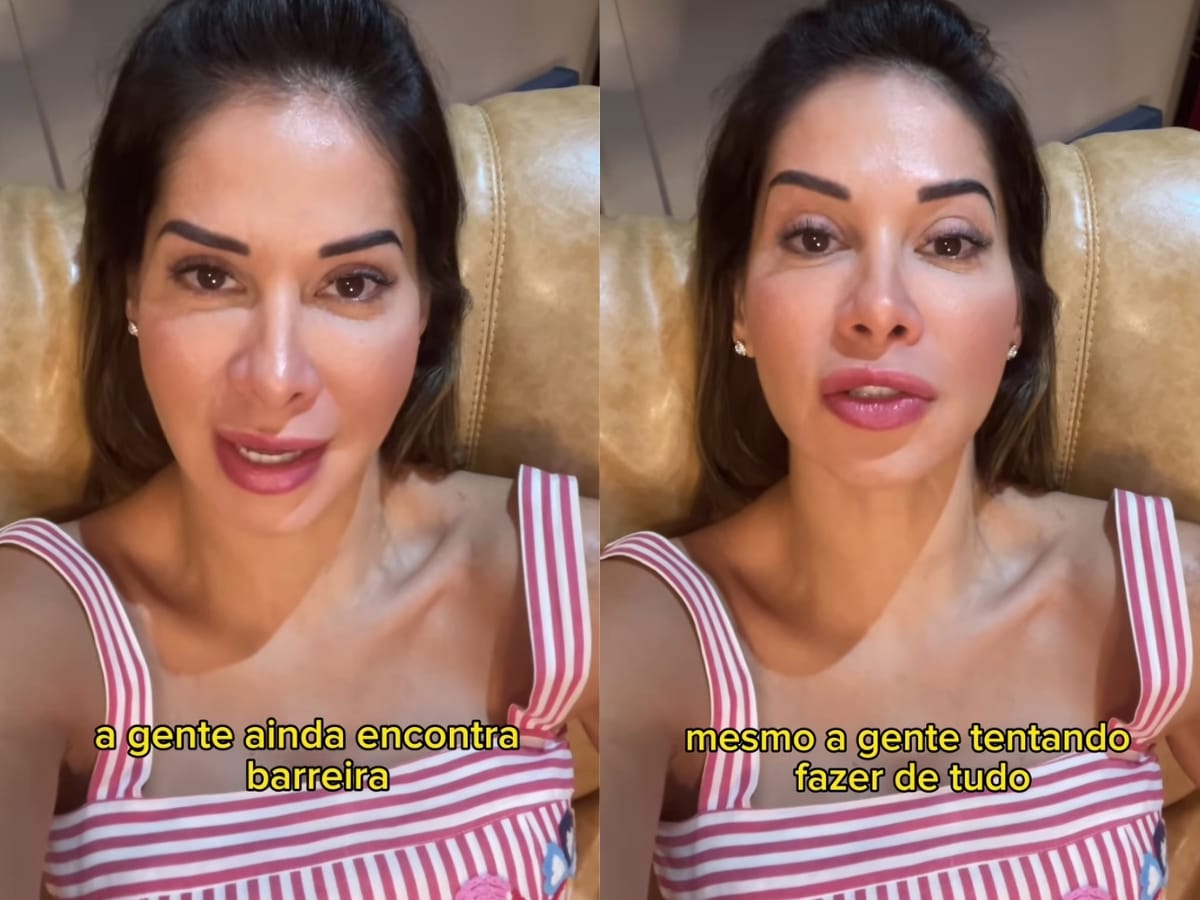 Maíra Cardi revelando o que aconteceu