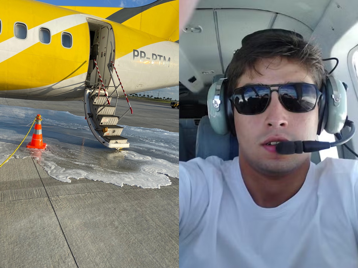 Danilo Santos Romano, comandante do avião da Voepass que caiu em Vinhedo (SP), chegou a abrir um relátório em julho por causa de um incidente com aeronave (Portal LeoDias)