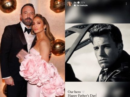 Entre boatos de divórcio, Jennifer Lopez homenageia Ben no dia dos pais nos EUA