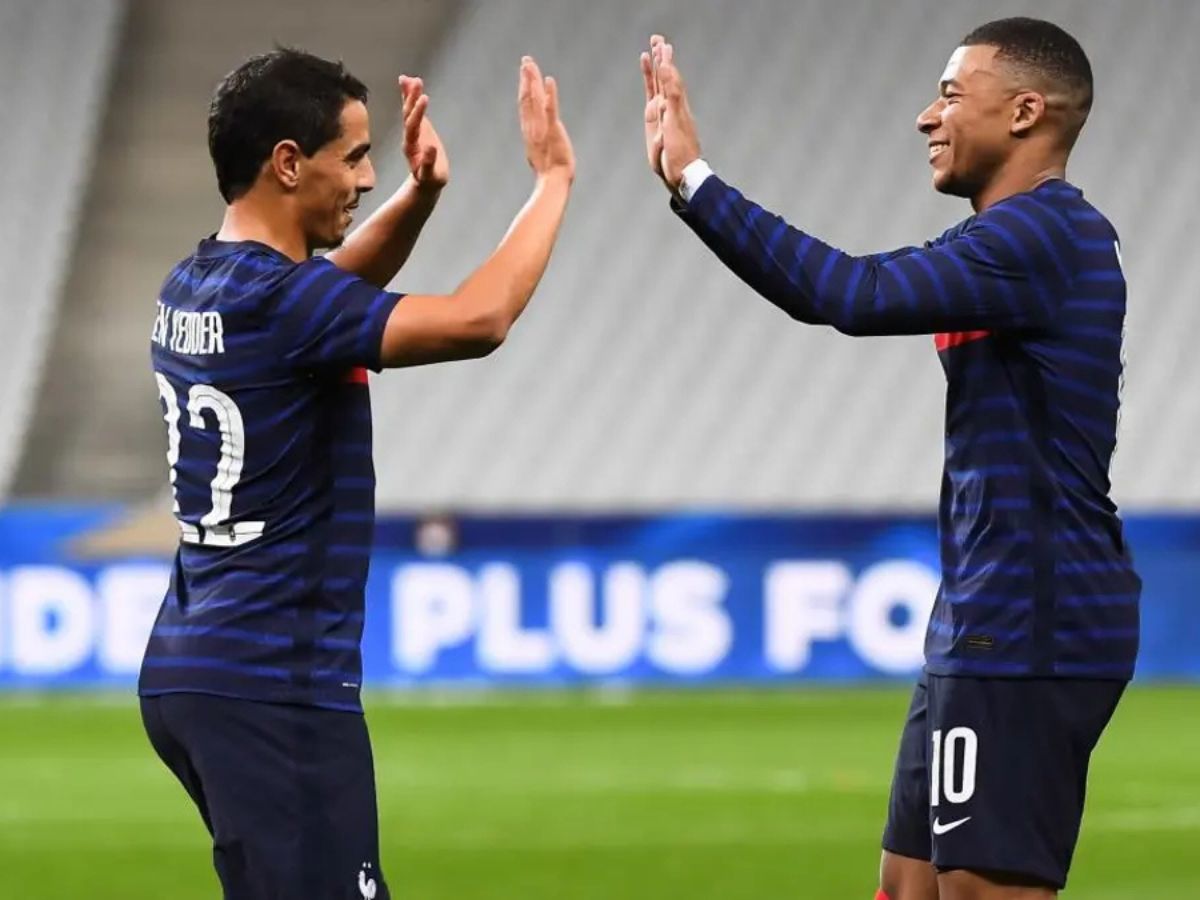 Ben Yedder e Mbappé / Foto: Icon Sport