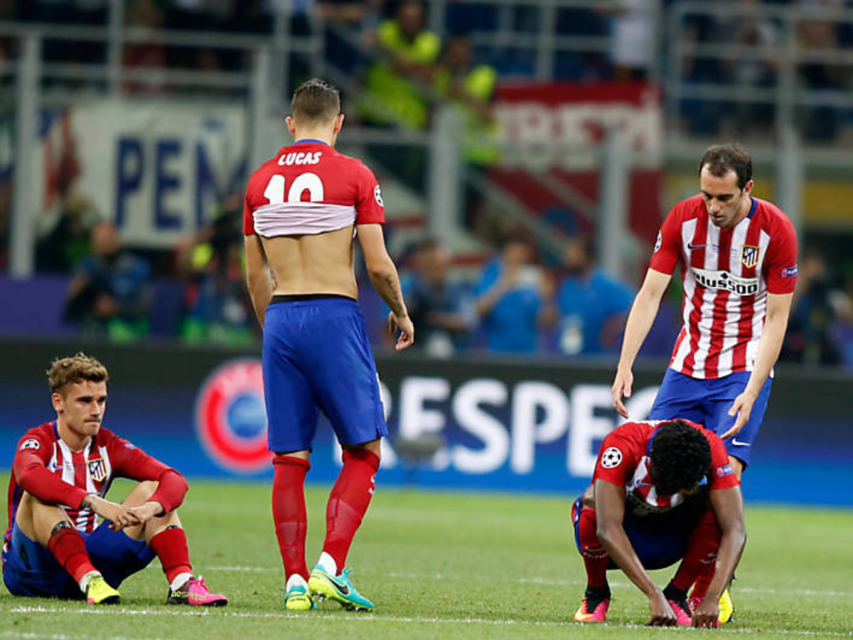 Atlético de Madrid derrotado pela segunda vez na final da Champions/Reprodução