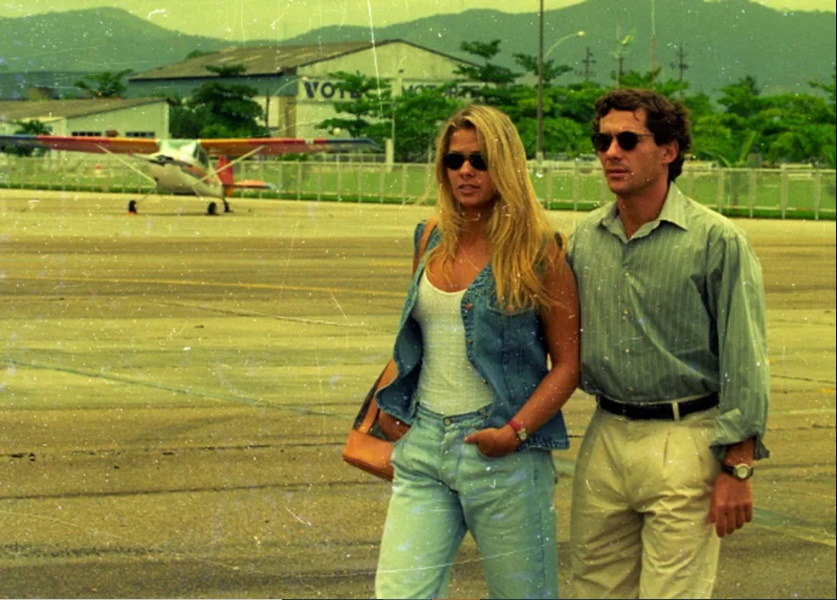 Adriane Galisteu e Ayrton Senna (Arquivo Pessoal)