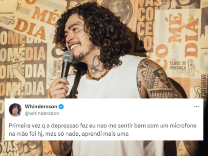 Whindersson Nunes desabafa sobre depressão nas redes sociais e recebe apoio