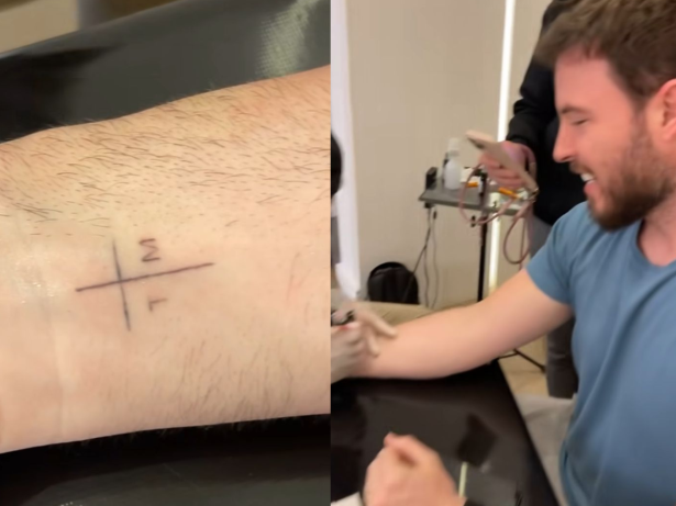 Depois de polêmica, Thiago Nigro tatua inicial de Maíra Cardi