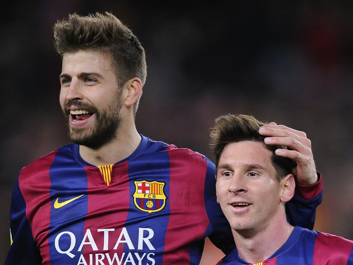 Messi e Piqué. Foto: Reprodução